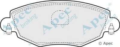 Комплект тормозных колодок, дисковый тормоз APEC braking купить