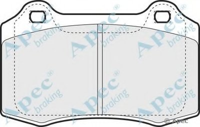 Комплект тормозных колодок, дисковый тормоз APEC braking купить