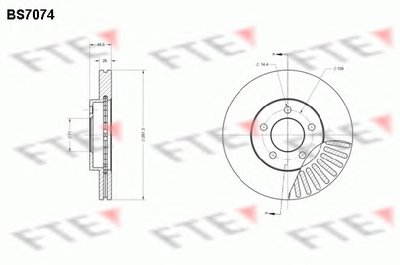 Тормозной диск FTE купить