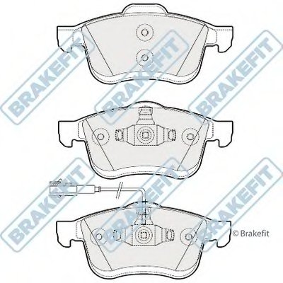 Комплект тормозных колодок, дисковый тормоз Brake Fit APEC braking купить