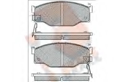 Комплект тормозных колодок, дисковый тормоз R BRAKE купить