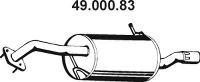 Глушитель выхлопных газов конечный EBERSPÄCHER купить
