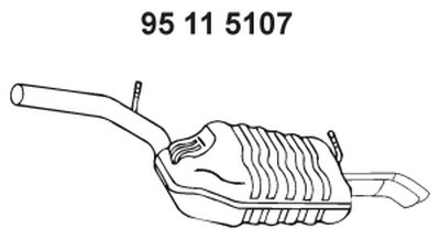 Глушитель выхлопных газов конечный EBERSPÄCHER купить