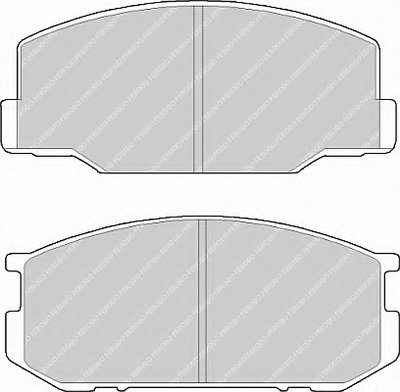 Комплект тормозных колодок, дисковый тормоз PREMIER FERODO купить