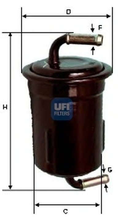 Топливный фильтр UFI купить