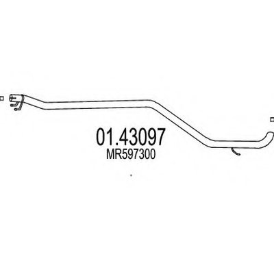 Труба выхлопного газа MTS купить