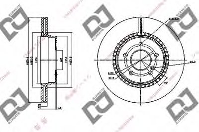 Тормозной диск DJ PARTS купить