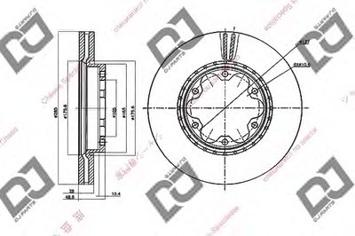 Тормозной диск DJ PARTS купить