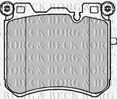 Комплект тормозных колодок, дисковый тормоз BORG & BECK купить