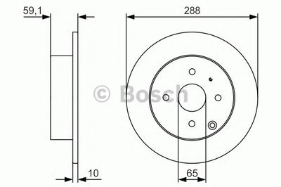 Тормозной диск BOSCH купить