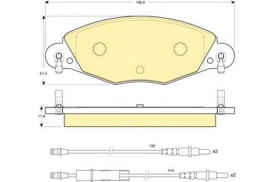 Комплект тормозных колодок, дисковый тормоз GIRLING купить