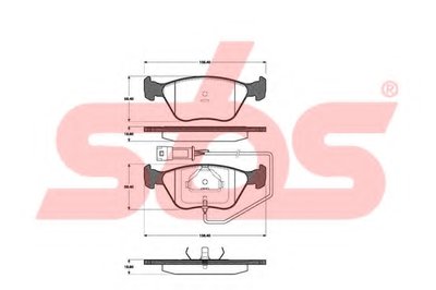 Комплект тормозных колодок, дисковый тормоз sbs купить