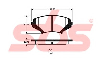 Комплект тормозных колодок, дисковый тормоз sbs купить