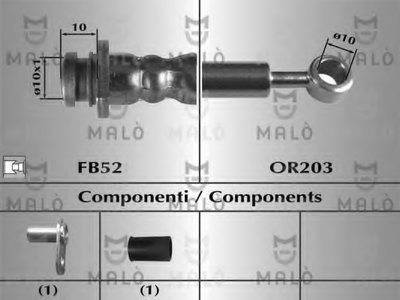 Тормозной шланг MALÒ купить