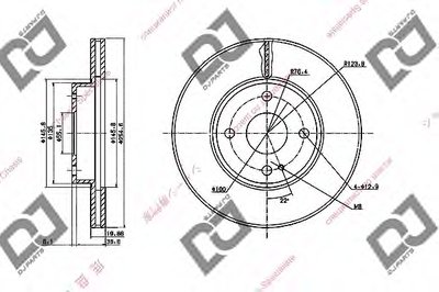 Тормозной диск DJ PARTS купить