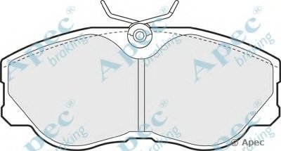 Комплект тормозных колодок, дисковый тормоз APEC braking купить