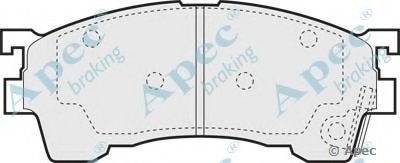 Комплект тормозных колодок, дисковый тормоз APEC braking купить