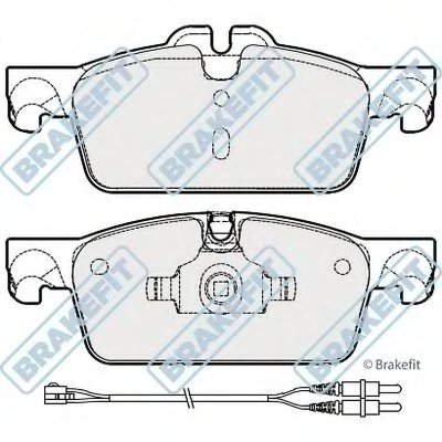 Комплект тормозных колодок, дисковый тормоз Brake Fit APEC braking купить