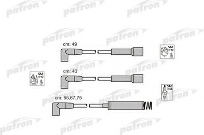 Комплект проводов зажигания PATRON купить