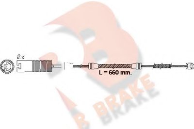 Сигнализатор, износ тормозных колодок R BRAKE купить