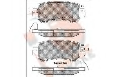 Комплект тормозных колодок, дисковый тормоз R BRAKE купить