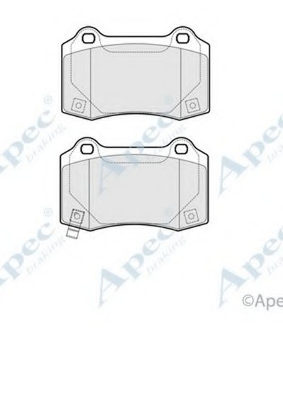 Комплект тормозных колодок, дисковый тормоз APEC braking купить