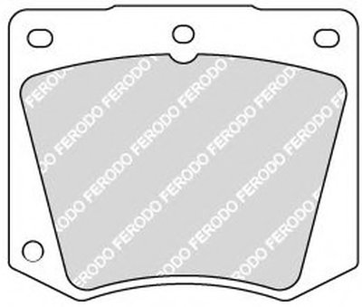 Комплект тормозных колодок, дисковый тормоз PREMIER FERODO купить