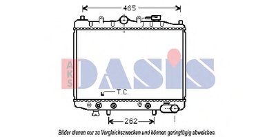 Радиатор, охлаждение двигателя AKS DASIS купить