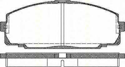 Комплект тормозных колодок, дисковый тормоз TRISCAN купить
