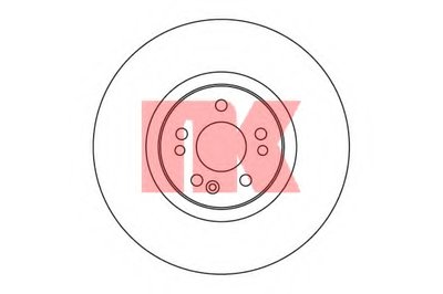 Тормозной диск NK купить