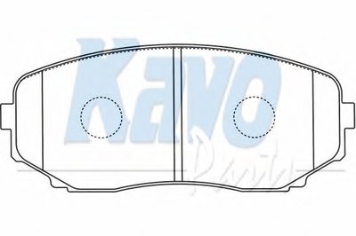 Комплект тормозных колодок, дисковый тормоз MK KASHIYAMA KAVO PARTS купить