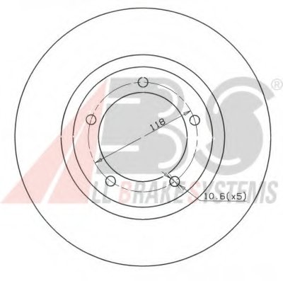 Тормозной диск A.B.S. купить