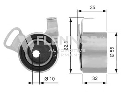 Натяжной ролик, ремень ГРМ FLENNOR купить