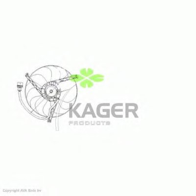 Вентилятор, охлаждение двигателя KAGER купить