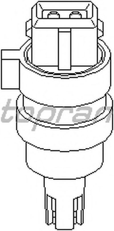 Датчик, температура впускаемого воздуха TOPRAN купить