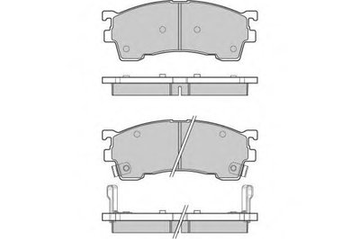 Комплект тормозных колодок, дисковый тормоз E.T.F. купить