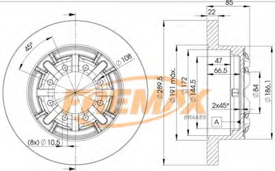 Тормозной диск Premium Carbon + FREMAX купить