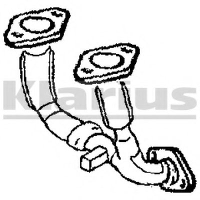 Труба выхлопного газа KLARIUS купить