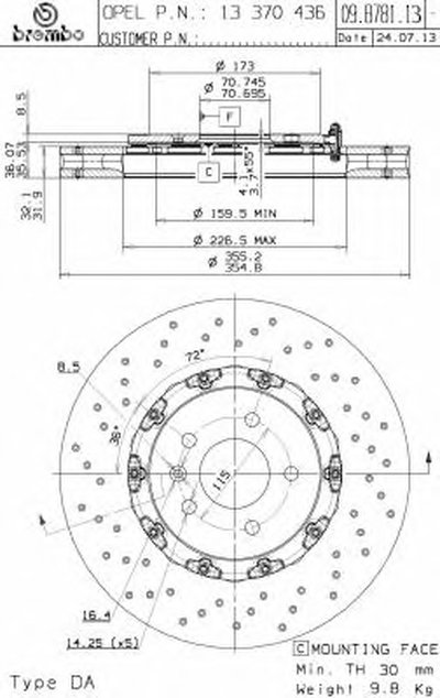 Тормозной диск TWO-PIECE FLOATING DISCS LINE AP купить