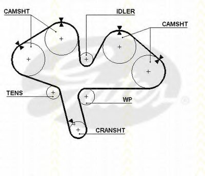 Ремень ГРМ TRISCAN купить