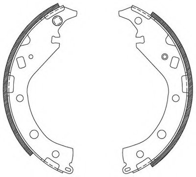 Комплект тормозных колодок ADVANCE OPEN PARTS купить