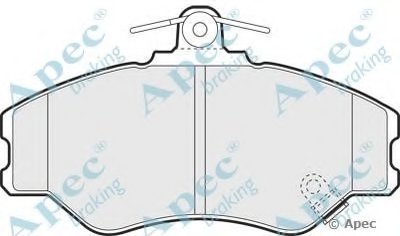 Комплект тормозных колодок, дисковый тормоз APEC braking купить