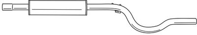 Средний глушитель выхлопных газов AKS DASIS купить