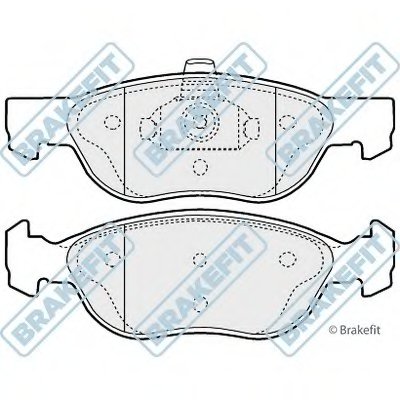 Комплект тормозных колодок, дисковый тормоз Brake Fit APEC braking купить