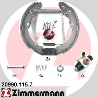 Комплект тормозных колодок KIT Z ZIMMERMANN купить