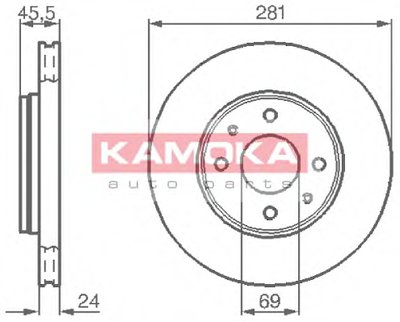 Тормозной диск KAMOKA KAMOKA купить