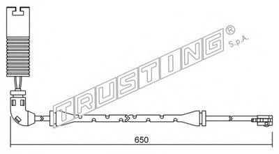 Сигнализатор, износ тормозных колодок TRUSTING купить