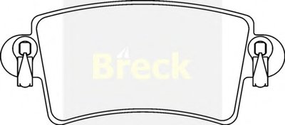 Комплект тормозных колодок, дисковый тормоз BRECK Купить