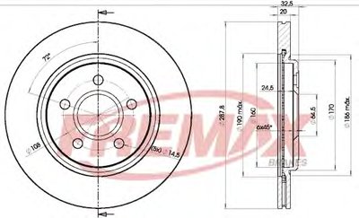 Тормозной диск Premium Carbon + FREMAX купить