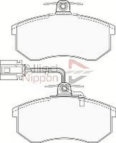 Комплект тормозных колодок, дисковый тормоз ANL Braking COMLINE купить